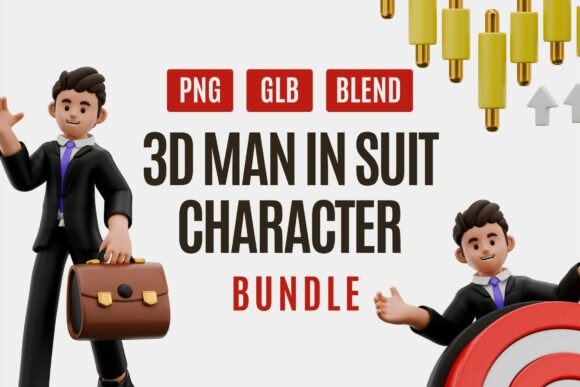 Download Professional 3D Businessman Character - Businessman Collection