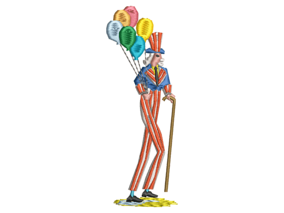Download Patriotic Uncle Sam Holding Balloons Mac - Premium Bundle