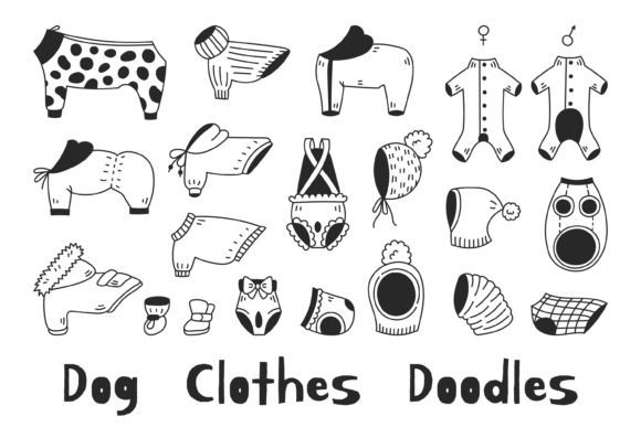 Download Dog Clothes Outfit Doodles PNG Clipart - Clothes Collection