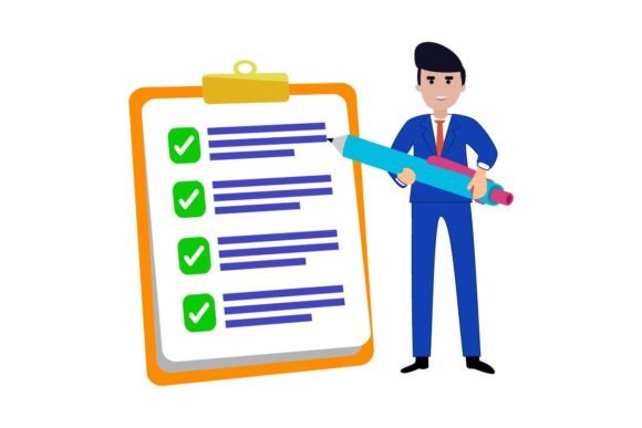 Download Businessman Fill out Form Illustration - Businessman Collection