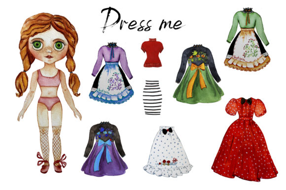 Download Paper Doll with Clothes - Clothes Collection