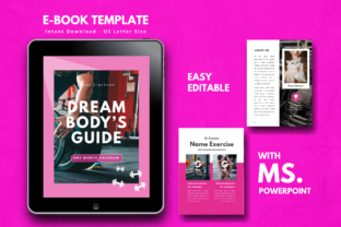 Download Fitness Girl EBook Template PowerPoint - Premium Resources